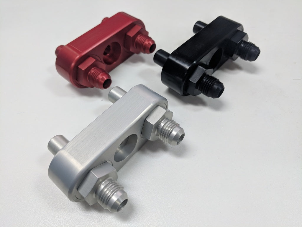 Billet Transmission Cooler Manifold for 6L80, 6L90